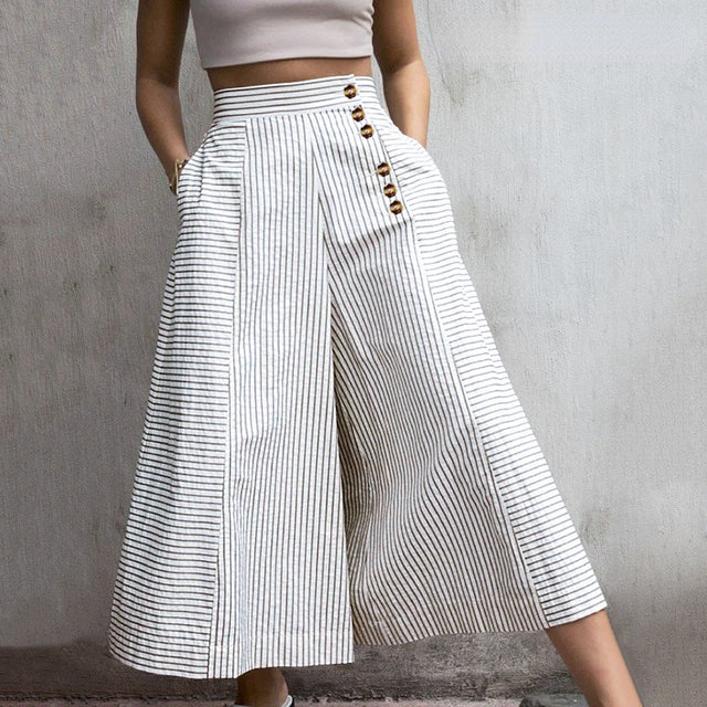 Calça Pantacourt Oversizide Parfait