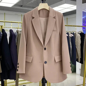Blazer Feminino Casual Cáqui 3