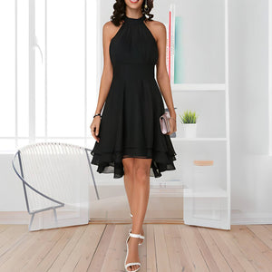 Vestido com Babados Preto 2