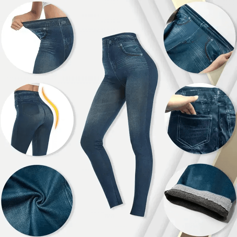 Calça Legging-Jeans