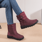 Bota Feminina de Inverno Impermeável Bordô 18