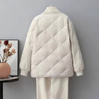 Jaqueta Feminina Puffer Branco 8