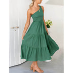 Vestido Mídi com Lastex Verde Escuro 10