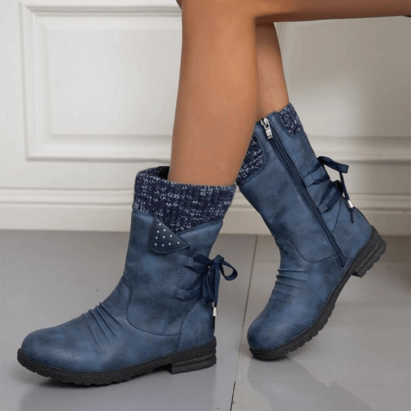 Bota Feminina de Inverno Azul 13