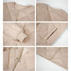 Jaqueta Feminina Puffer Bege 11