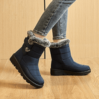Bota Feminina de Inverno Impermeável Azul 10