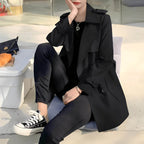 Casaco Feminino Trench Preto 5