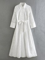 Vestido Mídi de Laise Branco 4