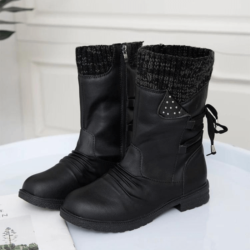 Bota Feminina de Inverno Preto 3