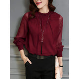 Blusa de Chiffon Canberra