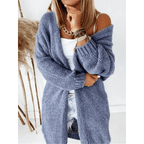 Cardigan de Tricot Alongado Ella