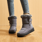 Bota Feminina de Inverno Impermeável Cinza 5