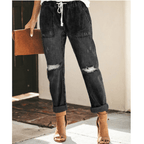 Calça Jeans Jogger Preto 3