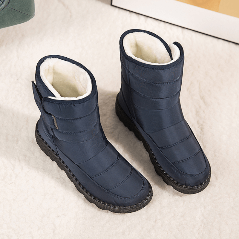 Bota Feminina de Inverno Impermeável Azul 16