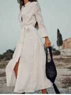 Vestido Mídi de Laise Branco 2