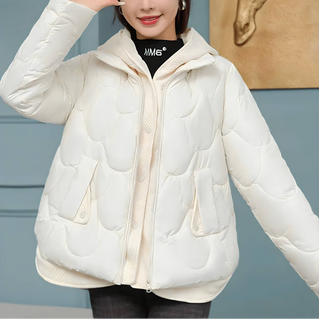 Jaqueta Feminina Puffer Branco 5