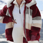 Casaco Feminino Oversized Alongado Vermelho 11