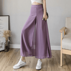 Calça Pantalona de Chiffon Libre