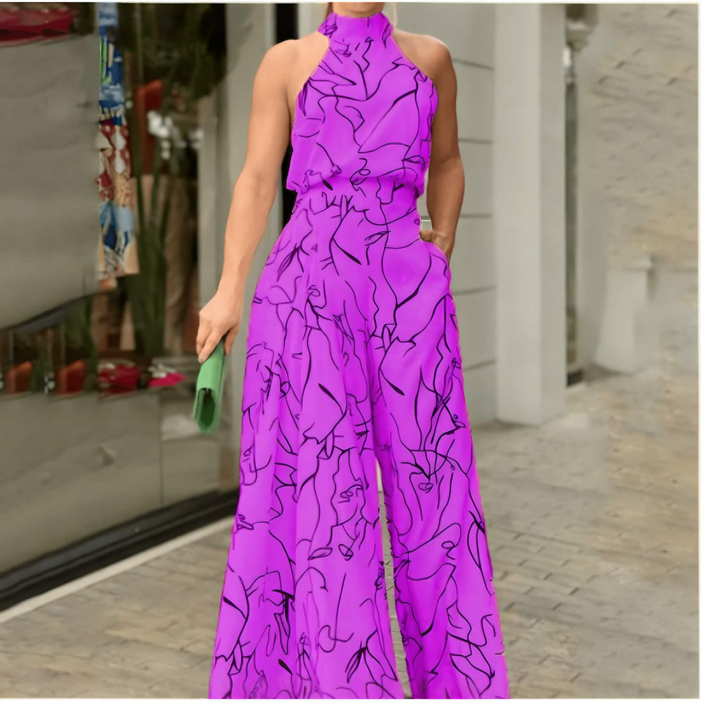 Macacão Pantalona Roxo 14