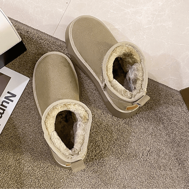 Bota Feminina Cano Curto Cinza 16