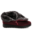 Bota Cano Curto Forrada em Veludo