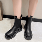 Bota Feminina Cano Médio Tratorada Preto 6