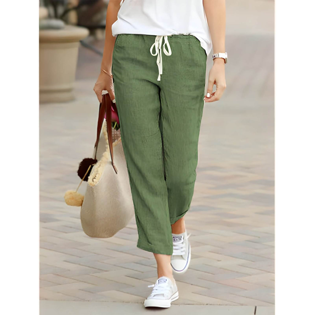 Calça Feminina Casual Verde 7
