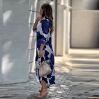 Vestido Feminino Mídi com Abotoamento