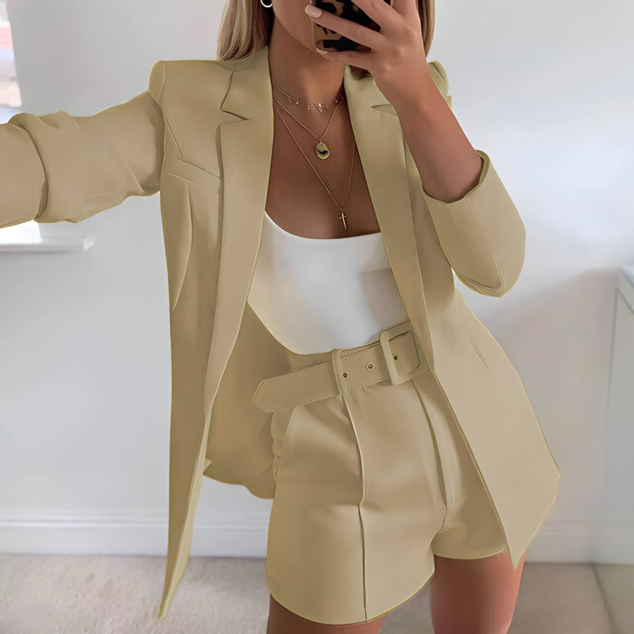 Conjunto Casual Bege 2