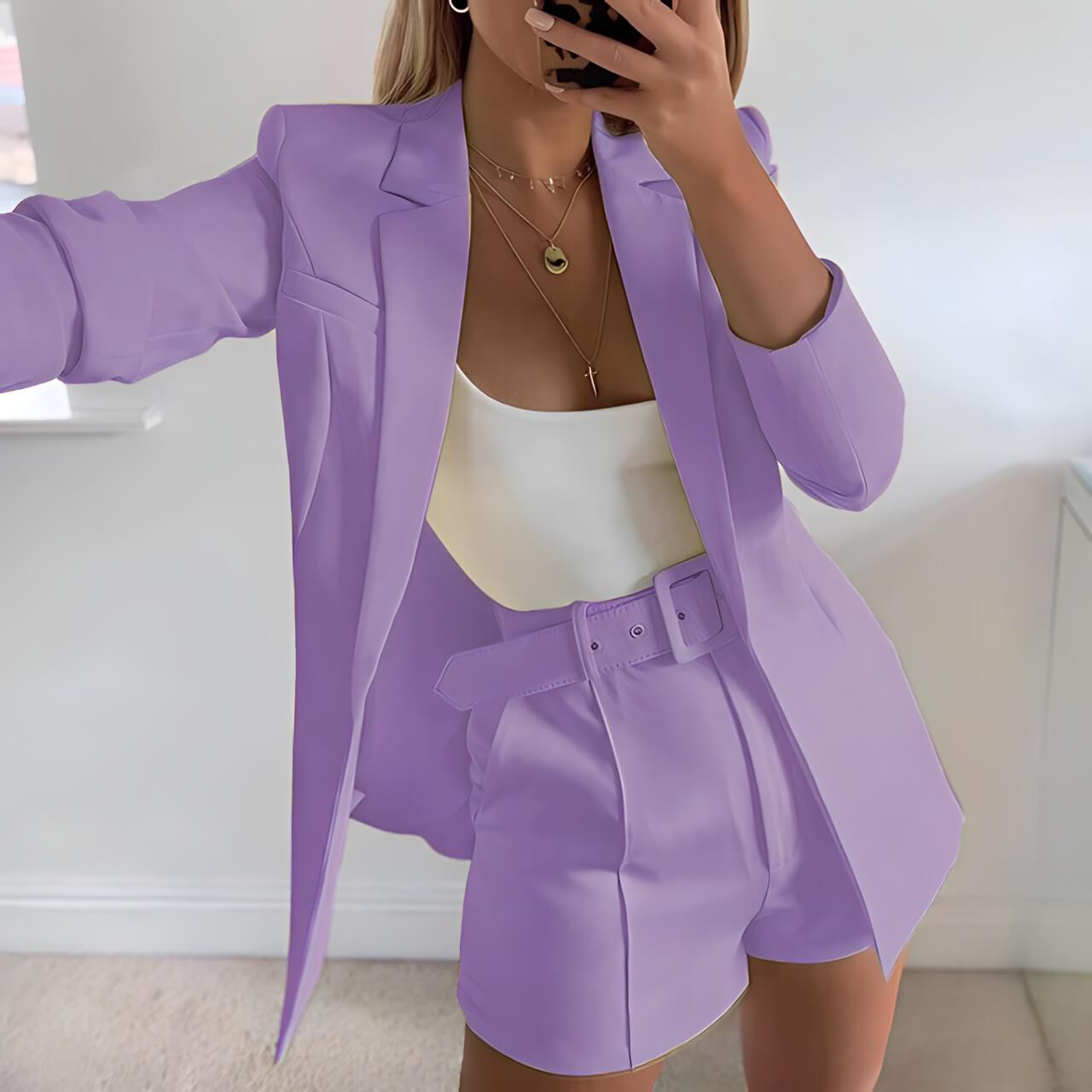 Conjunto Casual Lilás 1