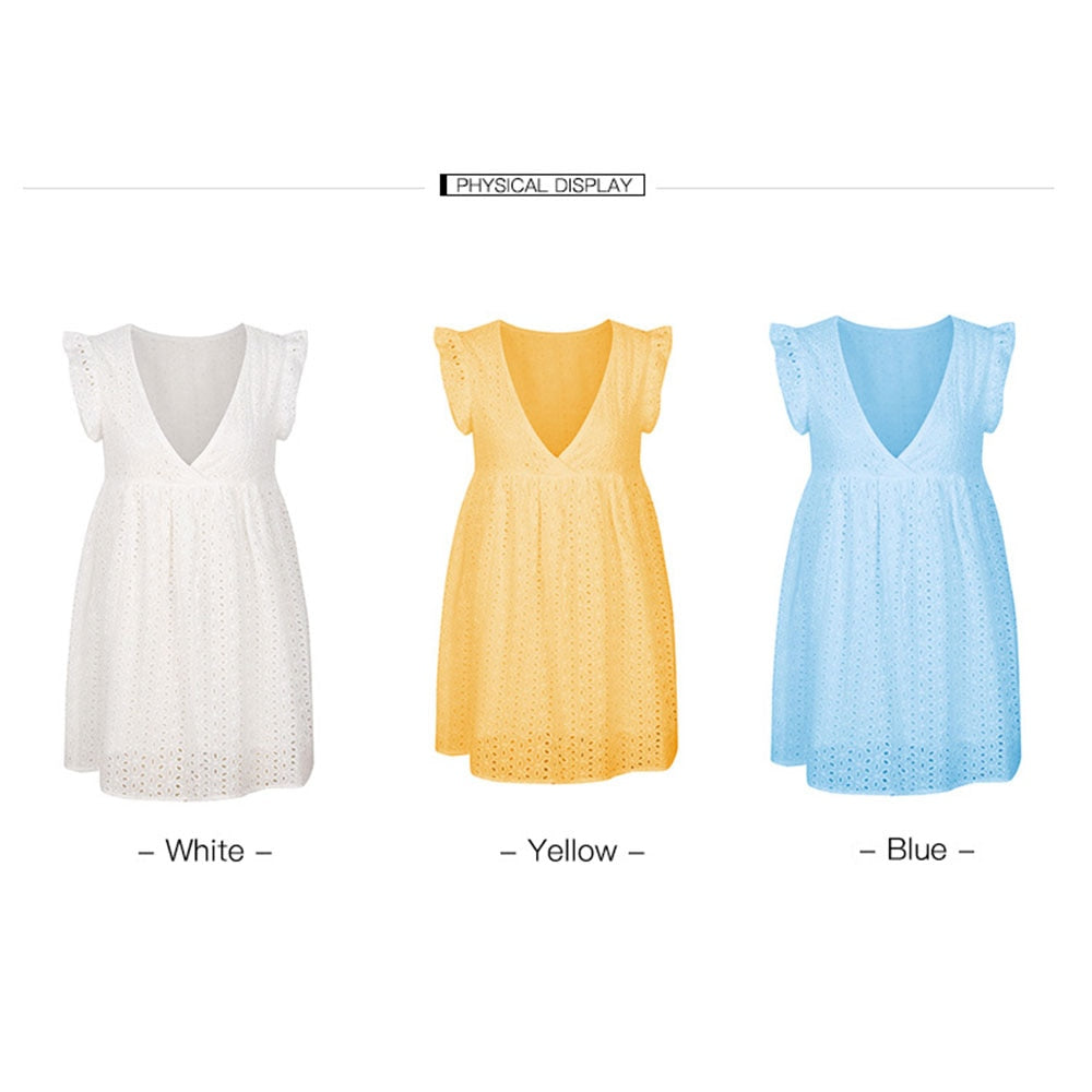 Vestido Curto Em Laise Papillon 25