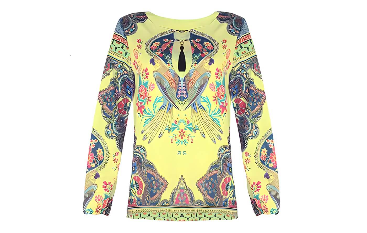 Blusa Estampada Amarelo 5