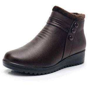 Bota de Couro Impermeável