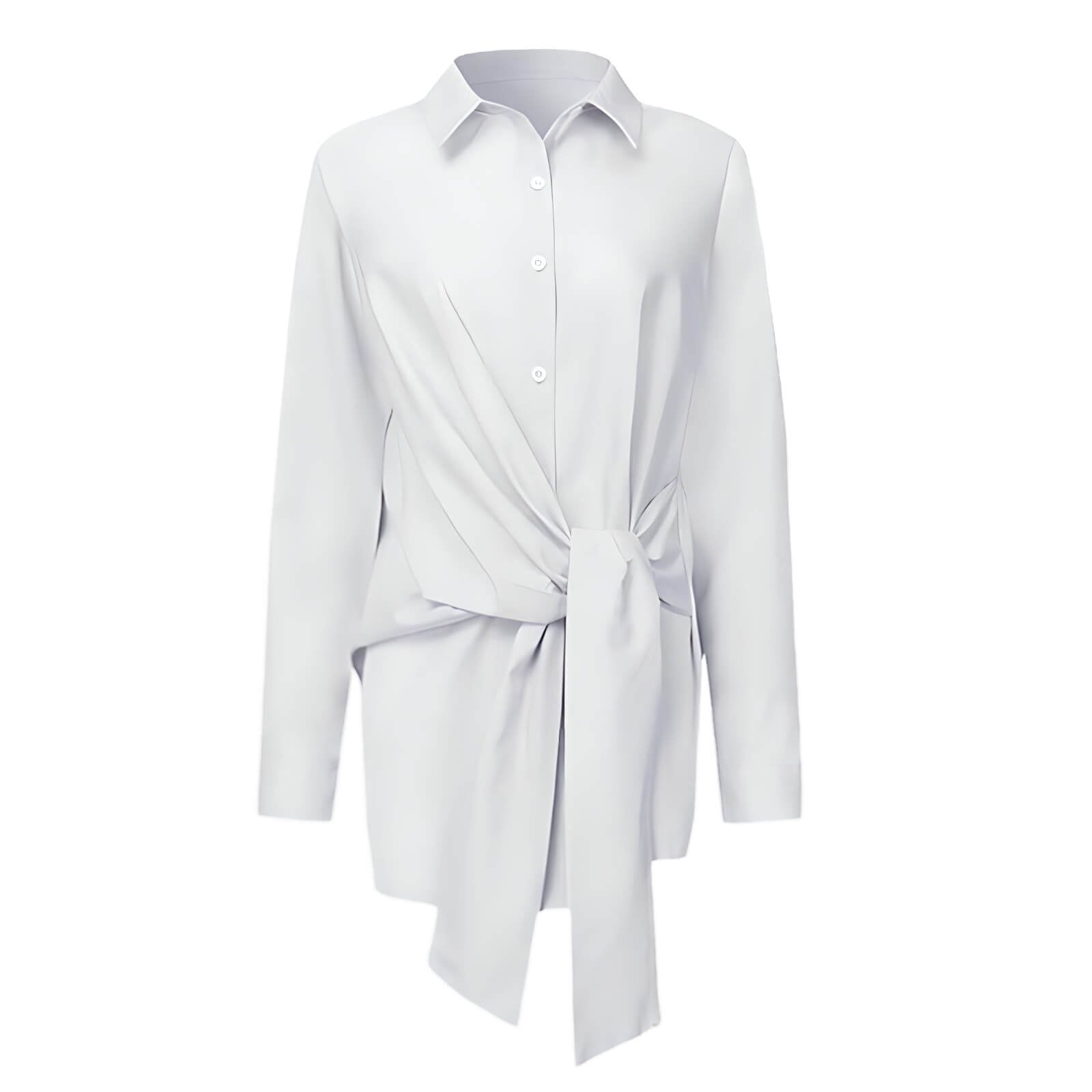 Camisa com Amarração Branco 4