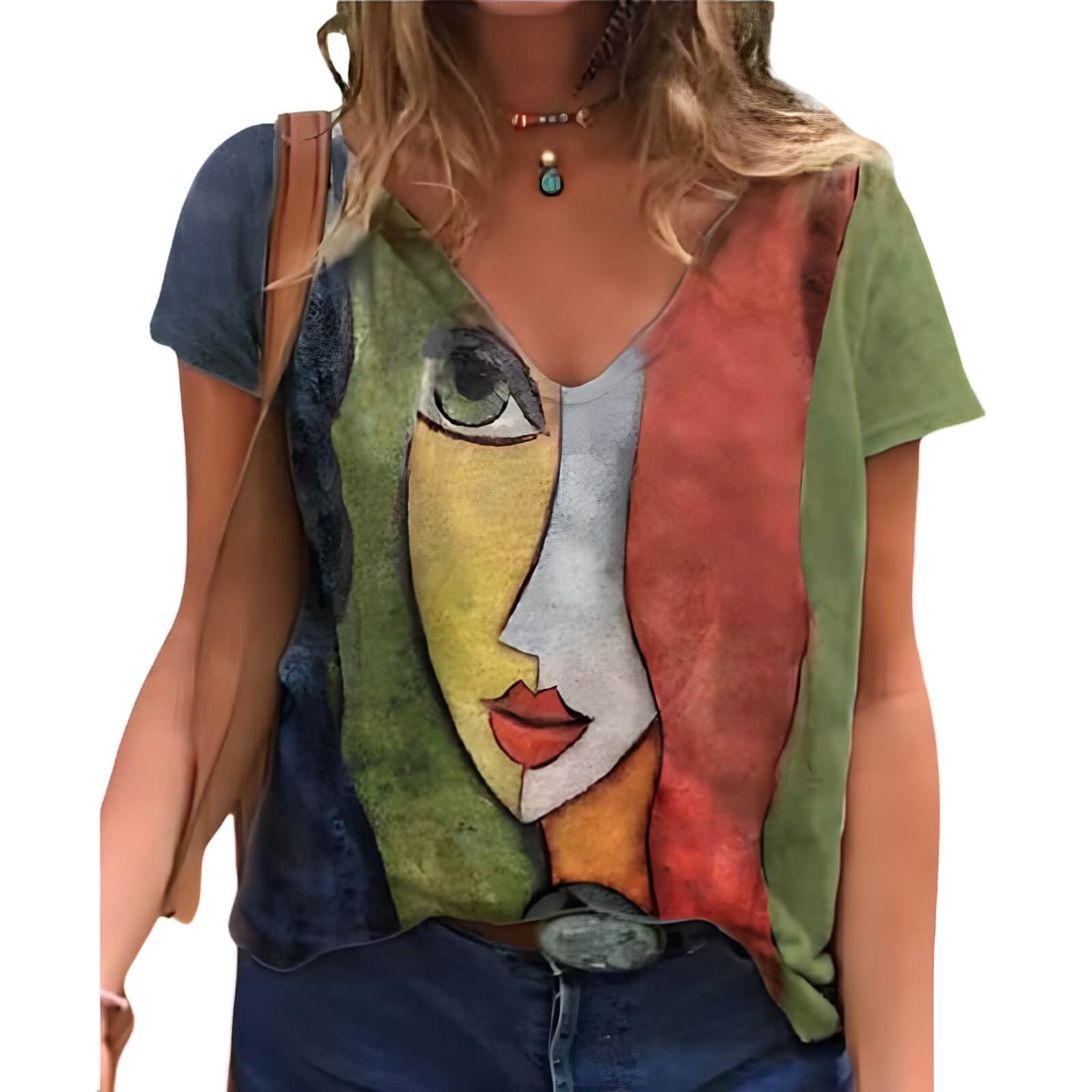 Camiseta Vintage Feminina Verde 1