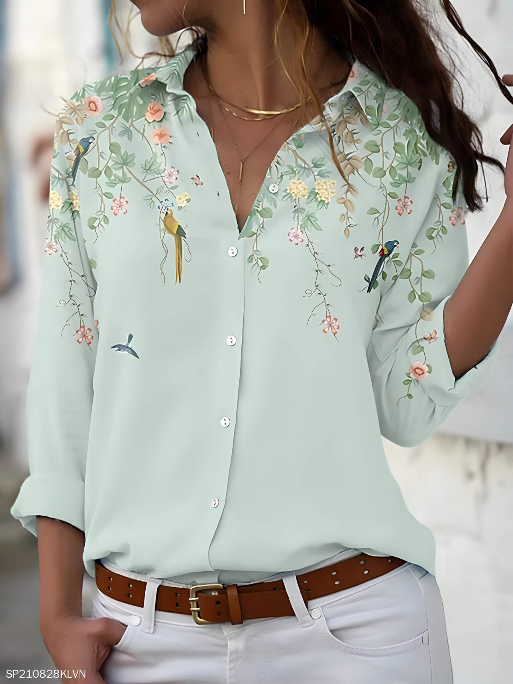 Camisa Casual Verde 1