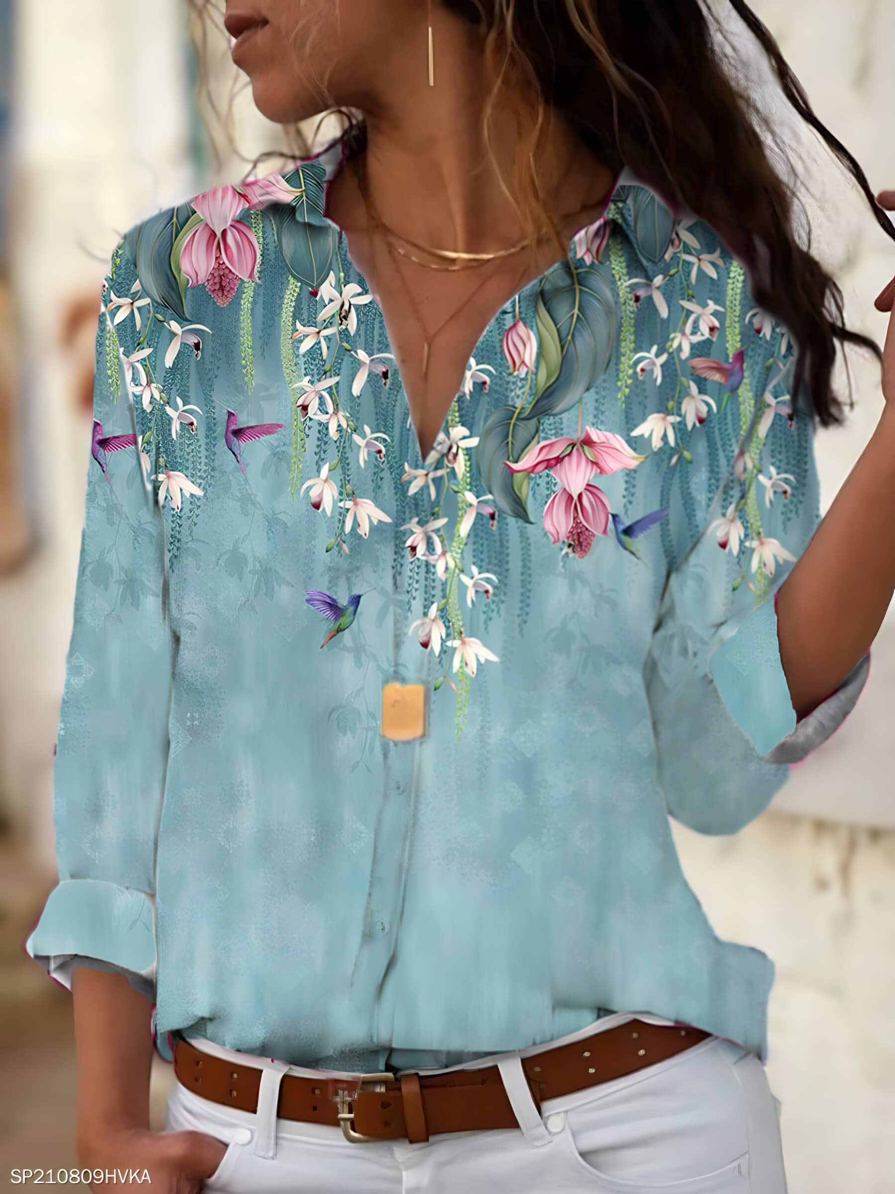 Camisa Casual Verde 3