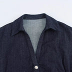 Vestido Midi Azul Marinho 09