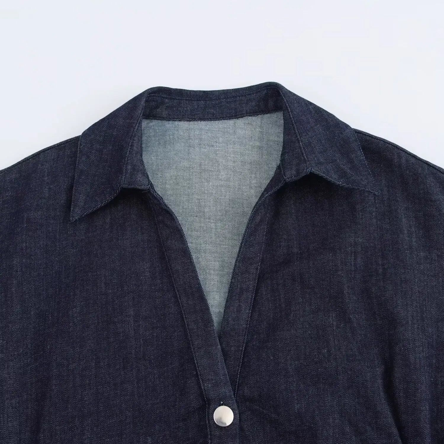 Vestido Midi Azul Marinho 09