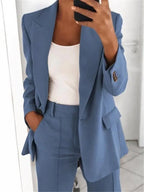 Blazer Casual Azul 01