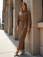Conjunto Feminino Marrom 04
