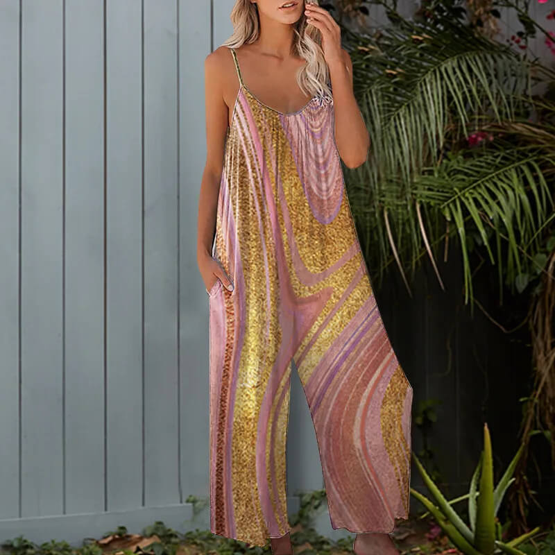 Macacão Longo Dourado 1