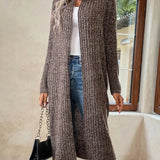 Cardigan Longo Ponto Aberto Malé