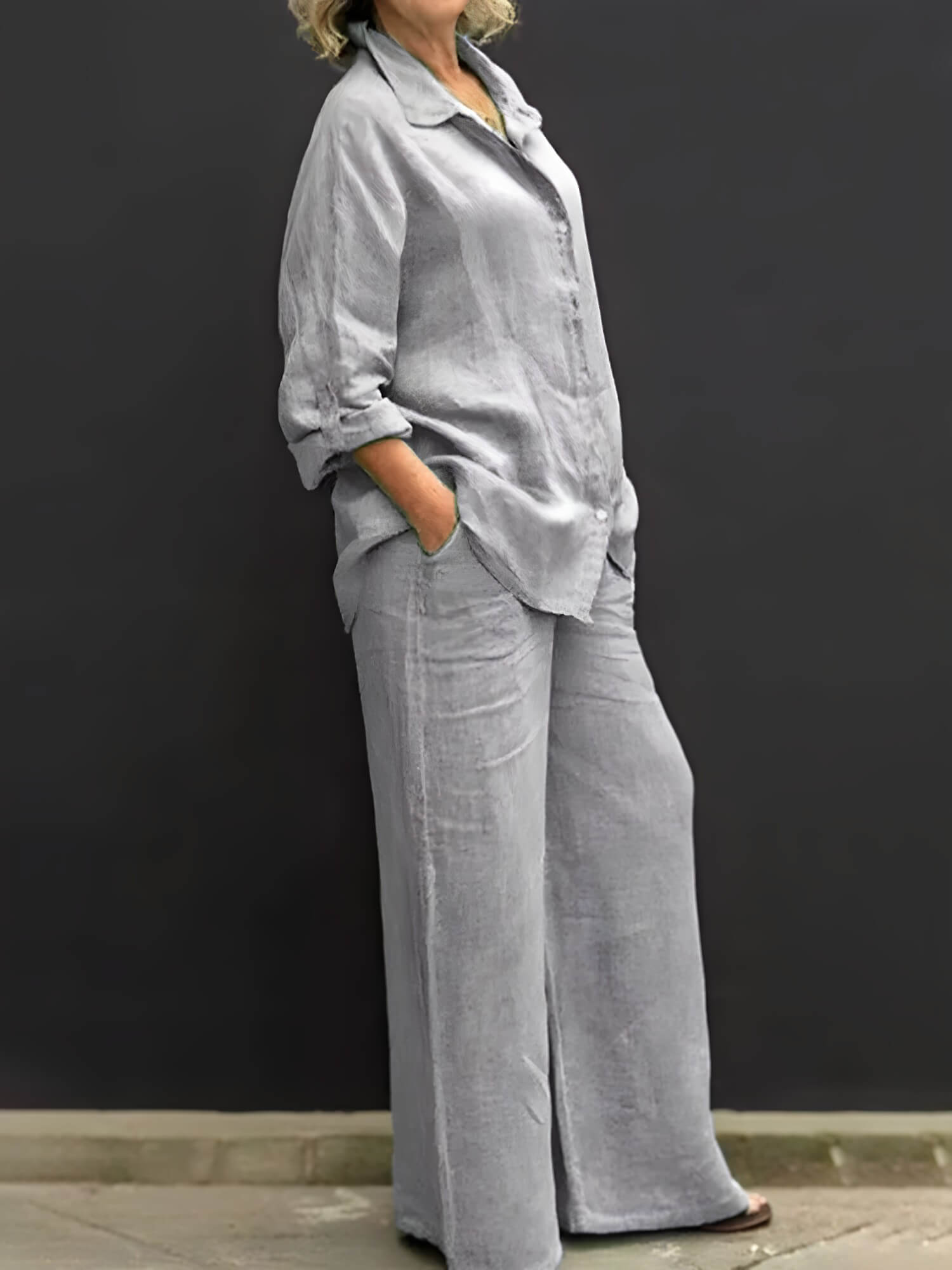 Conjunto Feminino Cinza 4