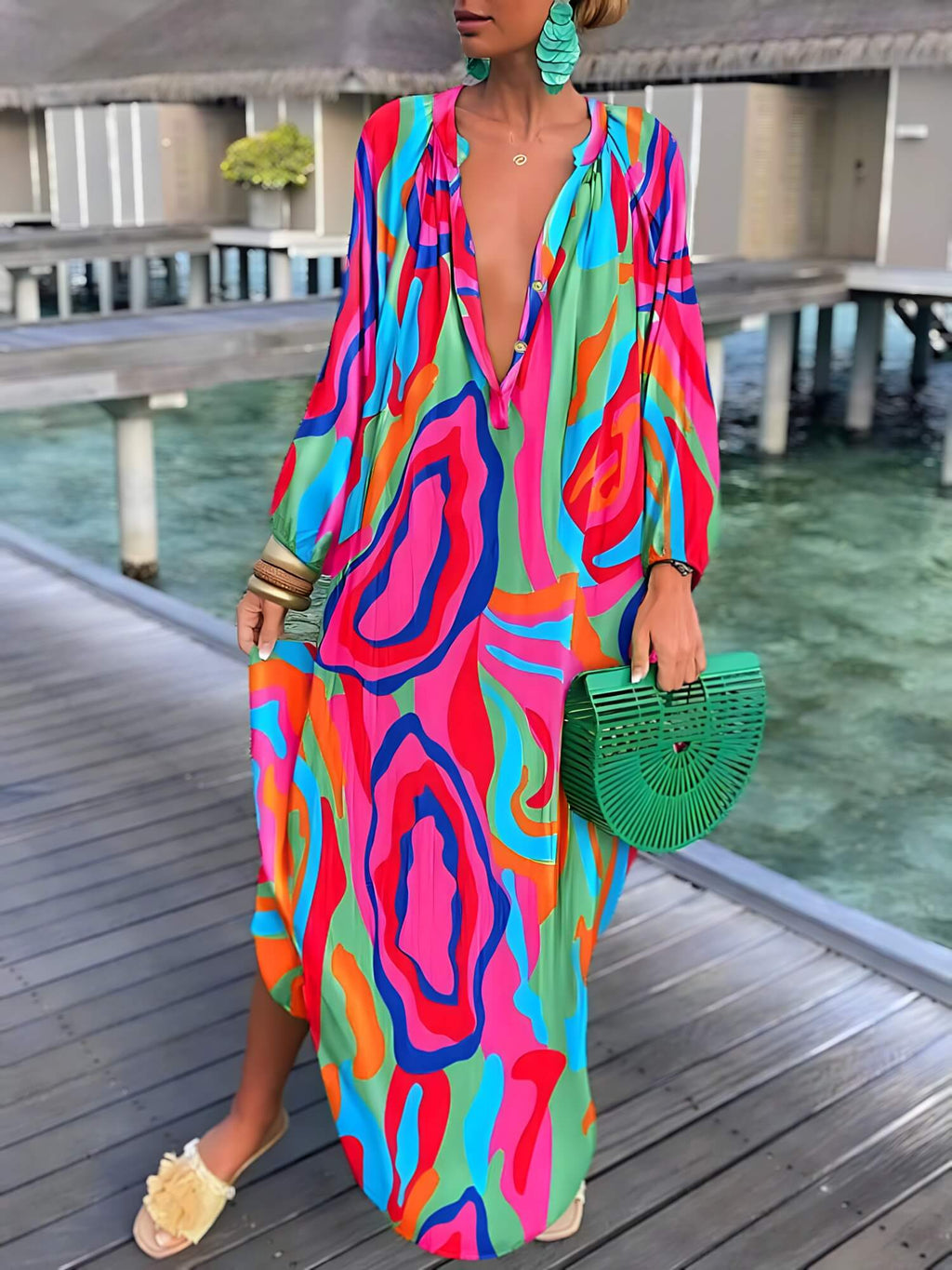 Vestido Longo Colorido 6