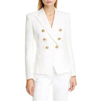 Blazer Feminino Casual Branco 07