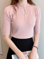 Suéter Feminino Meia Manga Edda