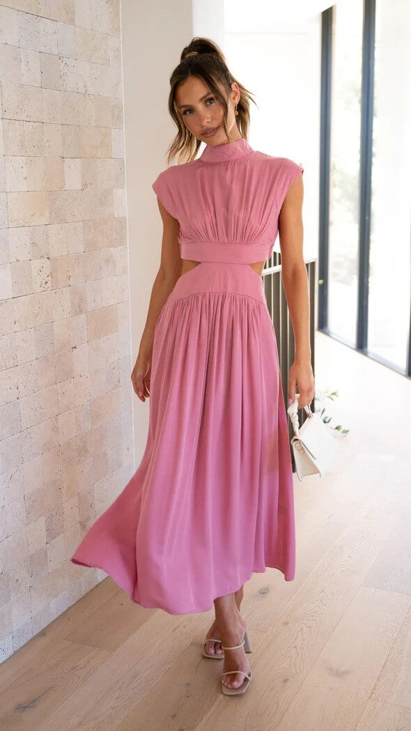 Vestido Maxi Rosa 5