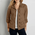 Jaqueta Feminina Casual Marrom 1