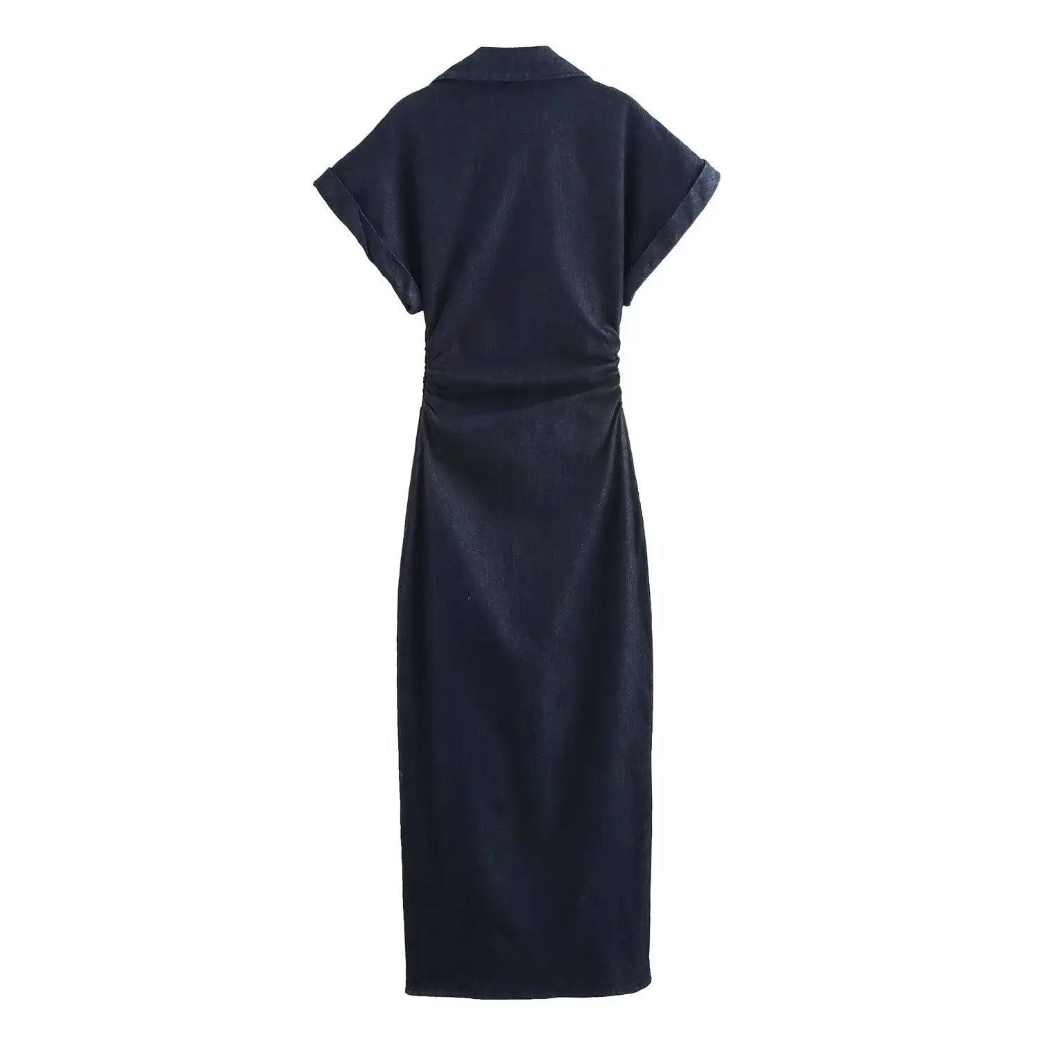 Vestido Midi Azul Marinho 06